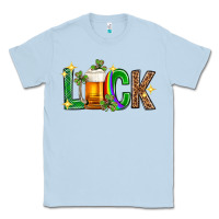 Dusty Blue St. Patrick's Day luck beer Classic Tee - Neo Western