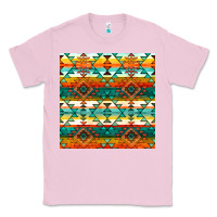 Bubblegum Pink native american aztec seamless pattern 1 Classic Tee - BundleAndBundleShop