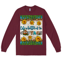 Burgundy life is better at the cottage air freshener Long Sleeve Tee - HRA Design Shop