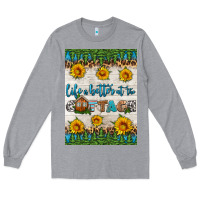 Heather Grey life is better at the cottage air freshener Long Sleeve Tee - HRA Design Shop
