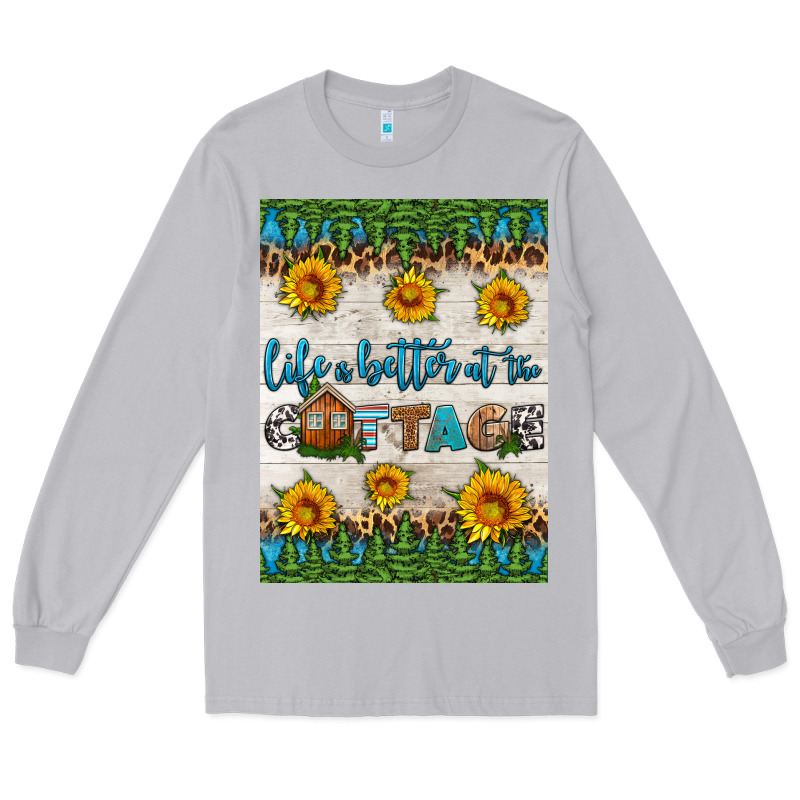 Life Is Better At The Cottage Air Freshener Long Sleeve Tee by HRA Design Shop | Teevron