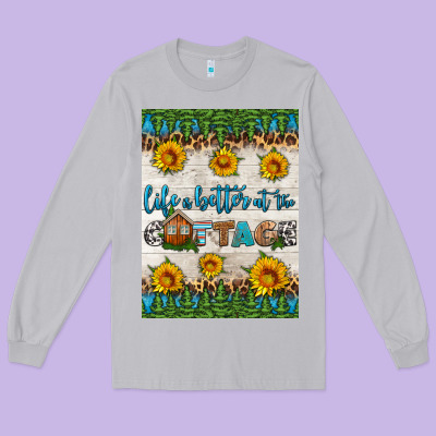 Life Is Better At The Cottage Air Freshener Long Sleeve Tee Designed By Hra Design Shop