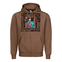 Chestnut hair stylist elementary Zipper Hoodie - AdoDesignShop