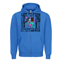 True Royal hair stylist elementary Zipper Hoodie - AdoDesignShop