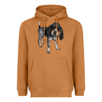 Meerkat bluetick coonhound Heavyweight Hoodie - LillyAllenDesigns