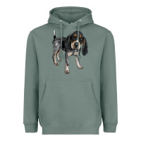 Sage bluetick coonhound Heavyweight Hoodie - LillyAllenDesigns
