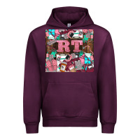 Mauve Wine rt Urban Hoodie - LillyAllenDesigns