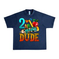 Navy 2nd grade dude Urban Heavy Tee - texasbilliewilder