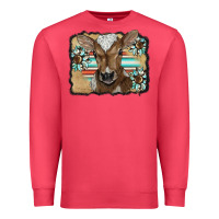Cardinal western wreath baby calf Premium Sweatshirt - BarkalooDesign