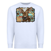 White western wreath baby calf Premium Sweatshirt - BarkalooDesign