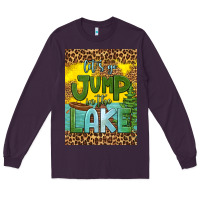 Plum let's go jump in the lake air freshener Long Sleeve Tee - HRA Design Shop