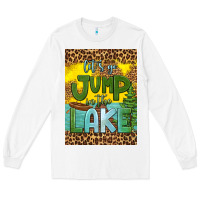 White let's go jump in the lake air freshener Long Sleeve Tee - HRA Design Shop