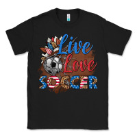 Black live love soccer Classic Tee - HRA Design Shop