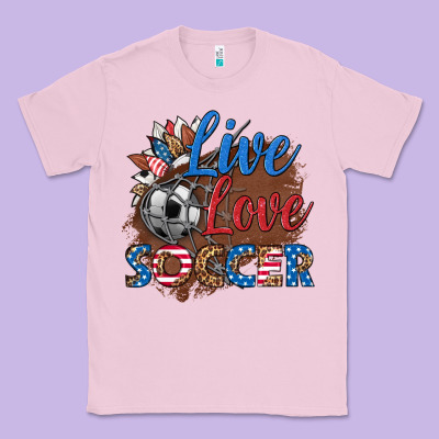 Live Love Soccer Classic Tee Designed By Hra Design Shop