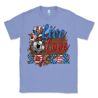 Colony Blue live love soccer Classic Tee - HRA Design Shop