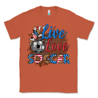 Copper live love soccer Classic Tee - HRA Design Shop
