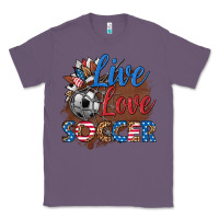 Lavender live love soccer Classic Tee - HRA Design Shop