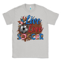 Moon Dust live love soccer Classic Tee - HRA Design Shop