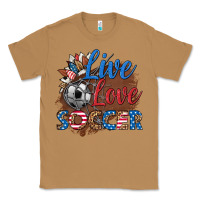 Toasted Coconut live love soccer Classic Tee - HRA Design Shop