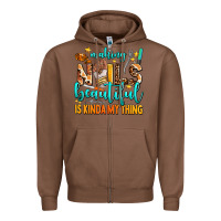 Chestnut making nails beautiful is kinda my thing Zipper Hoodie - AdoDesignShop
