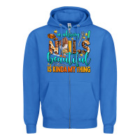 True Royal making nails beautiful is kinda my thing Zipper Hoodie - AdoDesignShop