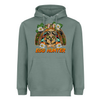 Sage easter egg hunter  rabbit rainbow Heavyweight Hoodie - BarkalooDesign