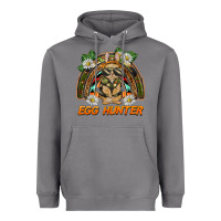 Storm easter egg hunter  rabbit rainbow Heavyweight Hoodie - BarkalooDesign