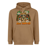 Toasted Coconut easter egg hunter  rabbit rainbow Heavyweight Hoodie - BarkalooDesign