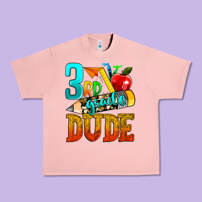 3rd Grade Dude Urban Heavy Tee Designed By Texasbilliewilder