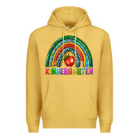 Antique Gold rainbow kindergarten Premium Hoodie - NancyCooperArtShop
