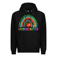 Black rainbow kindergarten Premium Hoodie - NancyCooperArtShop