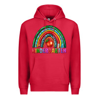 Cardinal rainbow kindergarten Premium Hoodie - NancyCooperArtShop