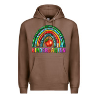 Chestnut rainbow kindergarten Premium Hoodie - NancyCooperArtShop