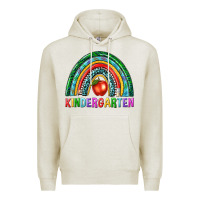 Oatmeal Heather rainbow kindergarten Premium Hoodie - NancyCooperArtShop