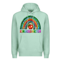 Seafoam rainbow kindergarten Premium Hoodie - NancyCooperArtShop