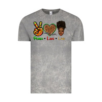 Cloud Rock peace love locs Vintage Tee - texasbilliewilder