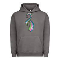 Pigment Tornado metastatic breast cancer ribbon Urban Hoodie - LillyAllenDesigns
