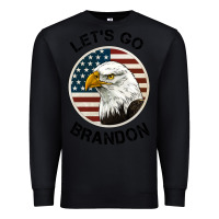 Black Lets Go Brandon American Bald Eagle Premium Sweatshirt - Jasminsmagicworld