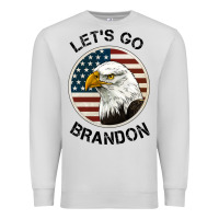 Dove Grey Lets Go Brandon American Bald Eagle Premium Sweatshirt - Jasminsmagicworld