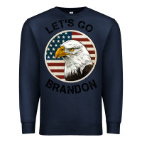 Navy Lets Go Brandon American Bald Eagle Premium Sweatshirt - Jasminsmagicworld