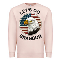 Pale Pink Lets Go Brandon American Bald Eagle Premium Sweatshirt - Jasminsmagicworld