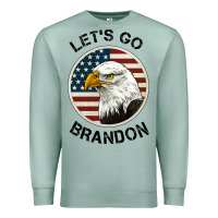 Seafoam Lets Go Brandon American Bald Eagle Premium Sweatshirt - Jasminsmagicworld