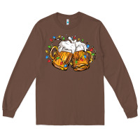 Chestnut beer with christmas lights Long Sleeve Tee - FaDigitalArtStudio
