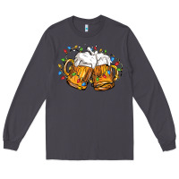 Smoke beer with christmas lights Long Sleeve Tee - FaDigitalArtStudio