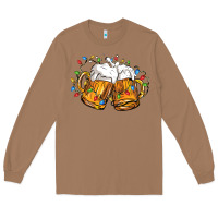 Toasted Coconut beer with christmas lights Long Sleeve Tee - FaDigitalArtStudio