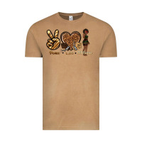 Vintage Camel peace love melanin Vintage Tee - texasbilliewilder