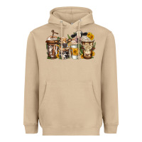 Mushroom cows coffee cups Heavyweight Hoodie - Jasminsmagicworld