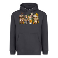 Smoke cows coffee cups Heavyweight Hoodie - Jasminsmagicworld