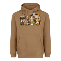 Toasted Coconut cows coffee cups Heavyweight Hoodie - Jasminsmagicworld