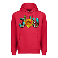 Cardinal joy with sunflower and cactus ado Premium Hoodie - AdoDesignShop